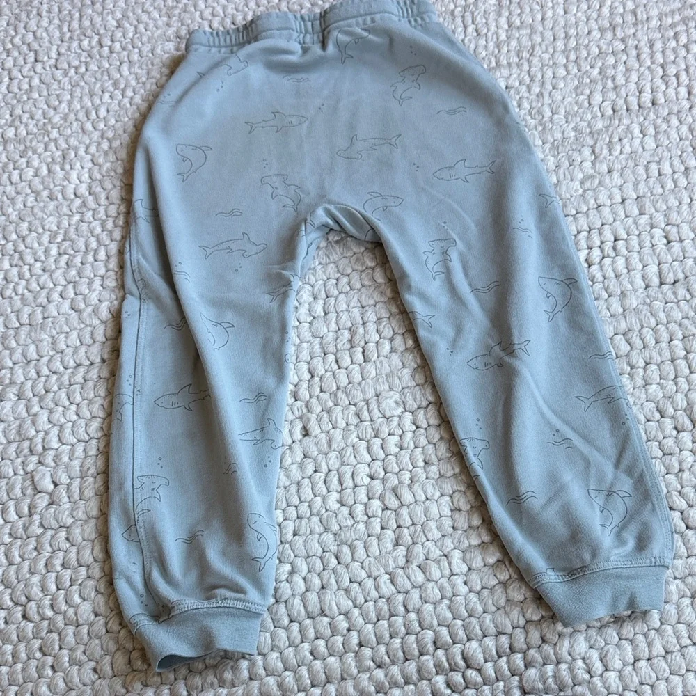 Rylee and cru Shark Print Jogger Pants - Blue 4-5 years